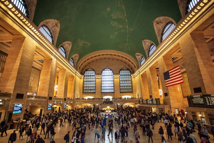 Grand Central Station - Lugares de fotografía de Nueva York