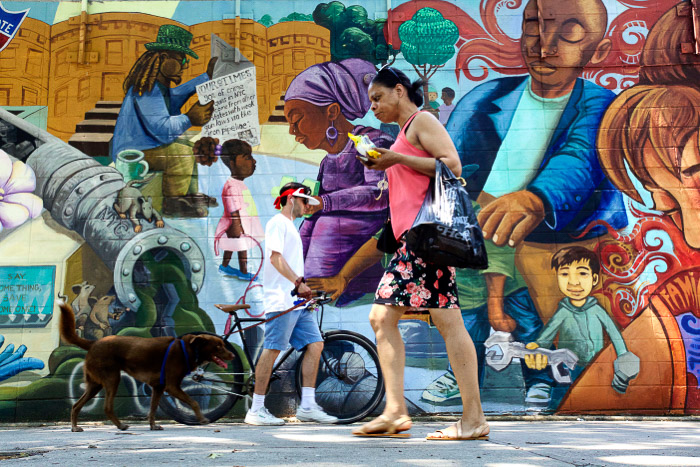 Murales de colores brillantes en Brooklyn - consejos de fotografía de Nueva York