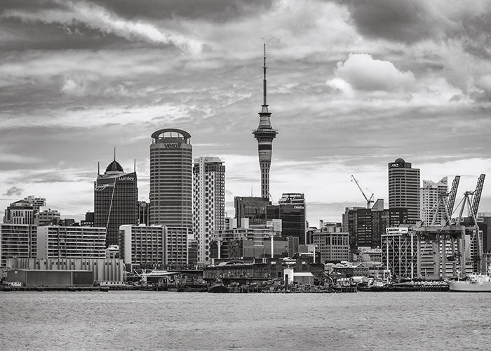 Auckland desde el puerto de Waitemata, bellas imágenes de nueva zelanda