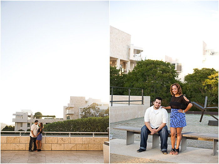 Un retrato díptico de una pareja posando al aire libre - consejos de fotografía de personas