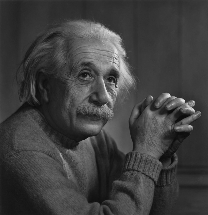 Retrato de Albert Einstein