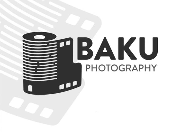El logotipo de Baku Photography de Mehman Mmammedov