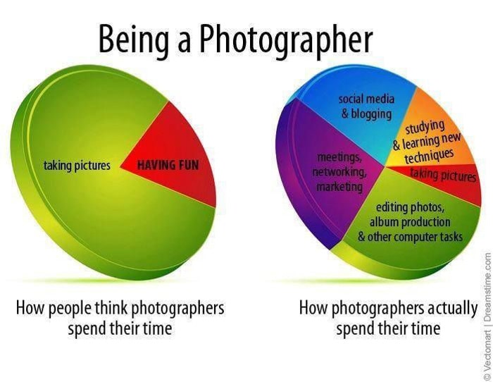 cómo los fotógrafos pasan su tiempo fotografiando memes