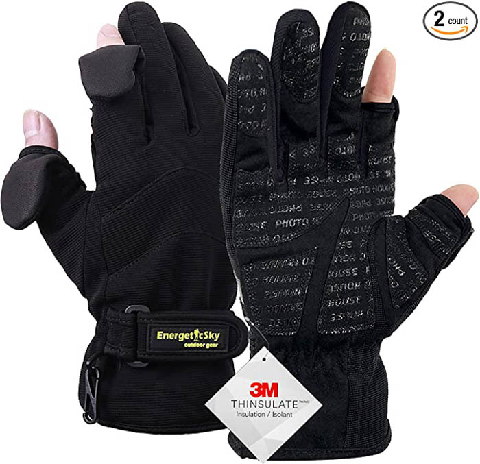 Imagen de los guantes de fotografía EnergeticSky Waterproof Winter Gloves