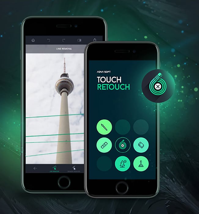 Captura de pantalla de la aplicación Touch Retouch: las mejores aplicaciones de edición de fotos para iPhone