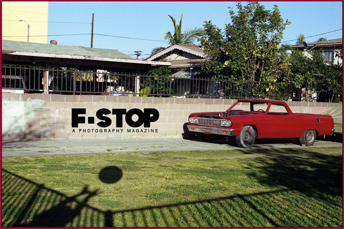 Un anuncio de la revista de fotografía F-stop