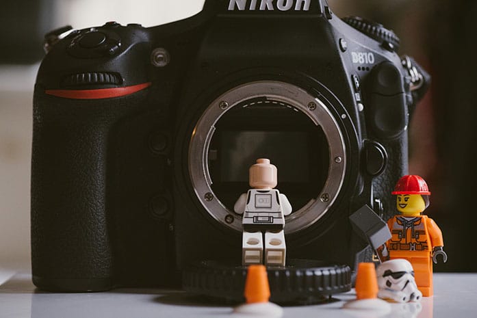 Montura F de Nikon para cámaras DSLR