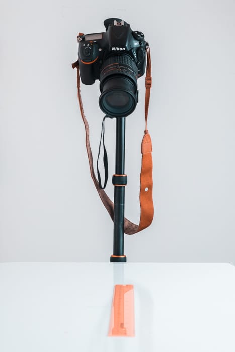 Una tabla de calibración de lentes DSLRKIT