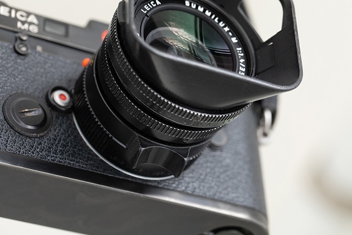 Leica M6 con lente