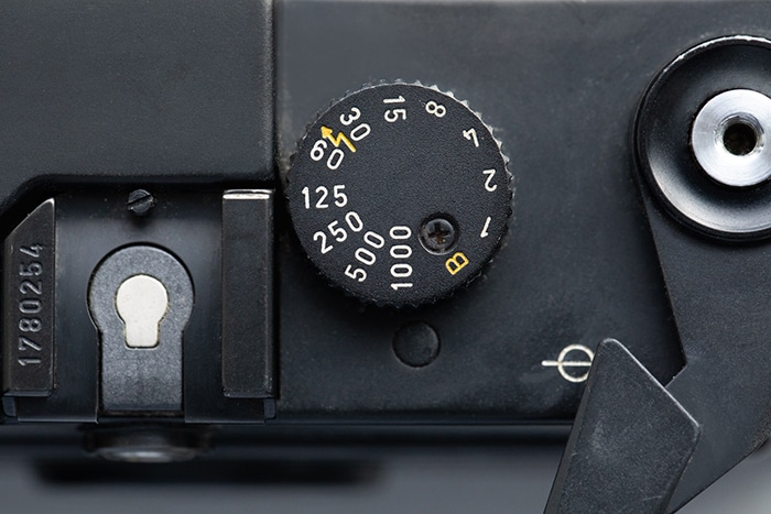 El dial ISO de la Leica M6