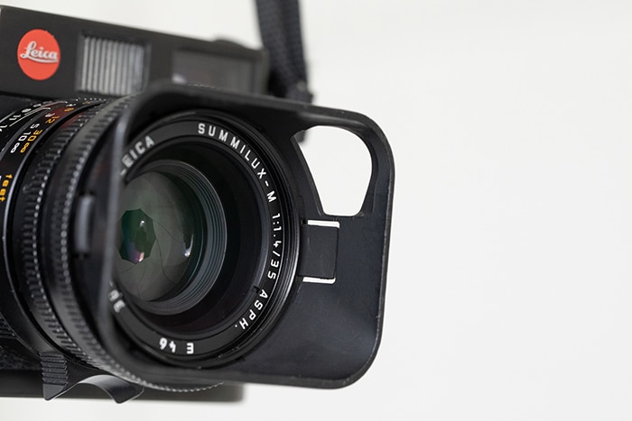 Una imagen de primer plano de la Leica M6