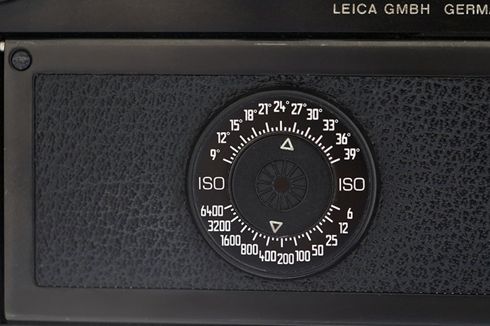 La carta ISO de la Leica M6