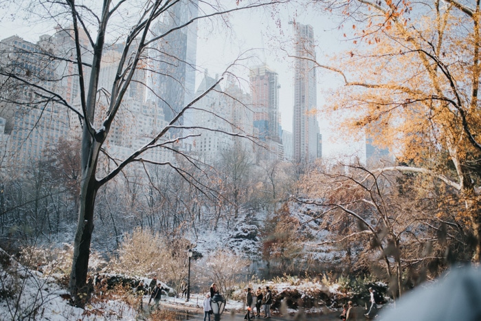 Central Park - Nueva York, Estados Unidos.  lugares famosos para fotografiar