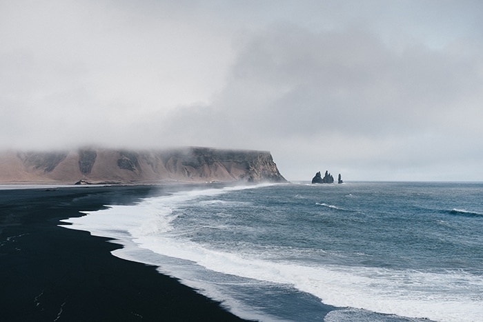 Playa de Reynisfjara - imágenes de islandia