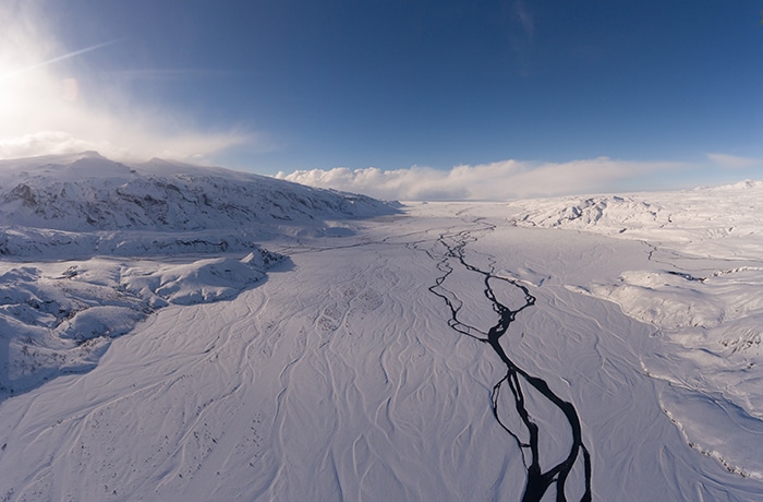 Fotos de thórsmörk mountain ridge, islandia