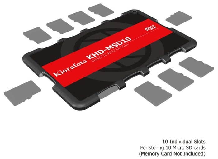 Imagen del soporte de la tarjeta Micro SD de Kiorafoto