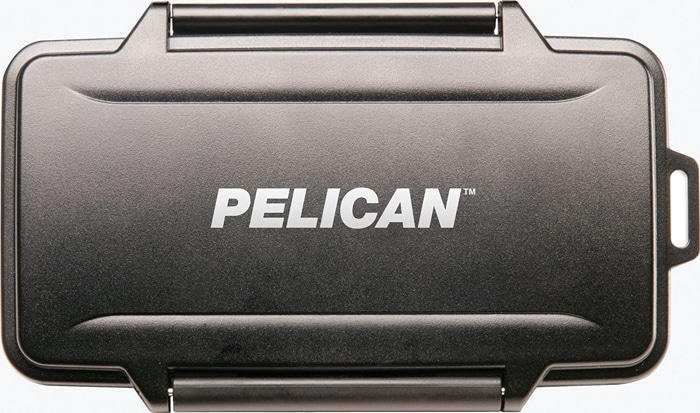 Imagen de la caja de la tarjeta de memoria Compact Flash Pelican 0945