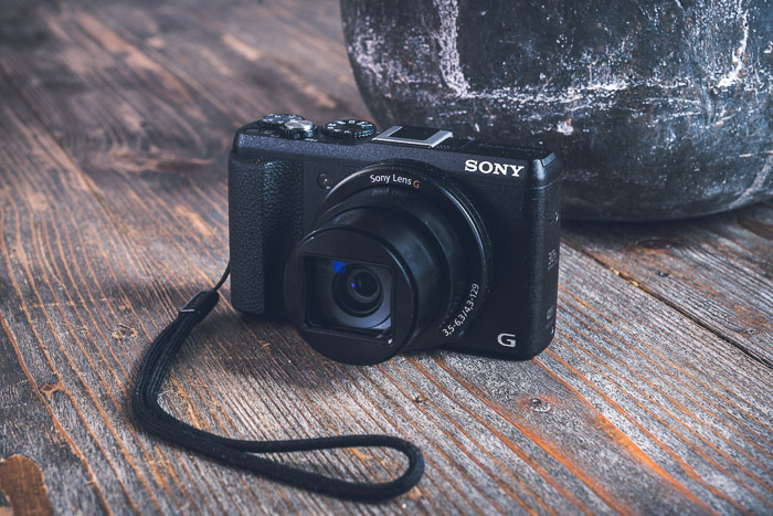 Una cámara Sony compacta