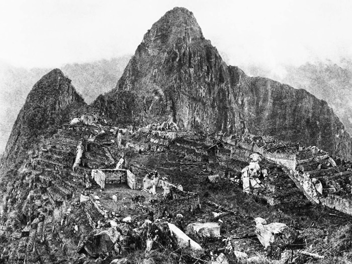 La primera fotografía del descubrimiento de Machu Picchu - Hiram Bingham (1911)