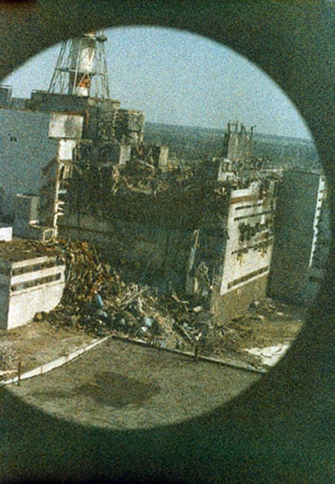 Primera imagen del reactor de Chernobyl - fotografías famosas de Igor Kostin