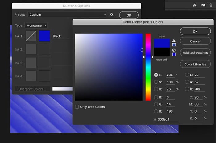 Una captura de pantalla de cómo convertir una imagen a blanco y negro en Photoshop