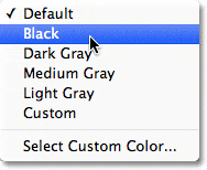 Elegir un nuevo color para la mesa de trabajo en Photoshop CS6.
