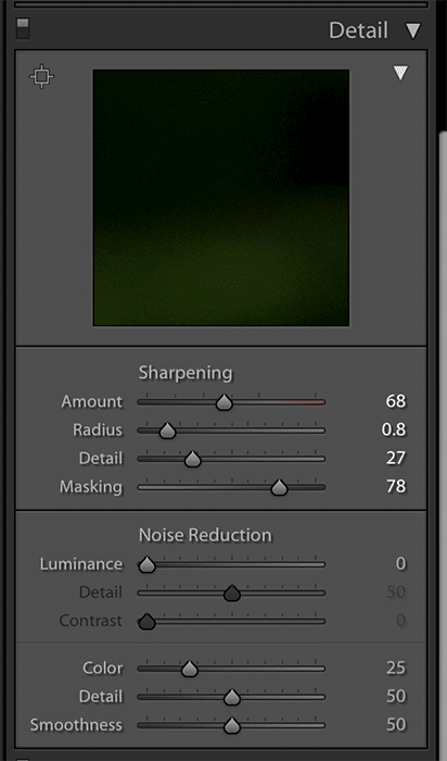 Una captura de pantalla que muestra cómo utilizar Lightroom para la edición de macros.