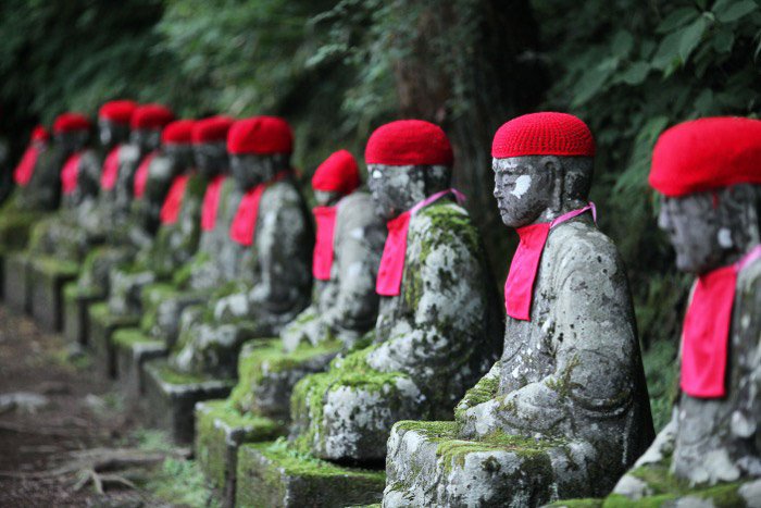 Líneas de estatuas de Buda: los mejores lugares para tomar fotos en Tokio