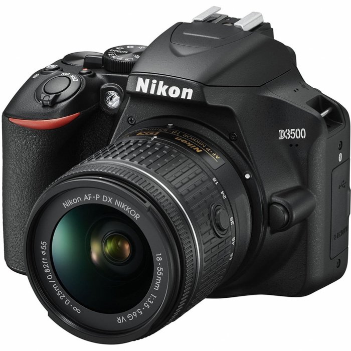 Una imagen de una cámara Nikon D3500