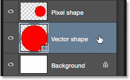 Seleccionar la forma del vector. 