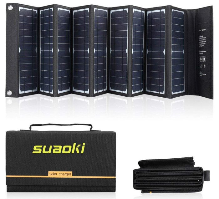 el cargador solar SUAOKI - exploración urbana abandonada