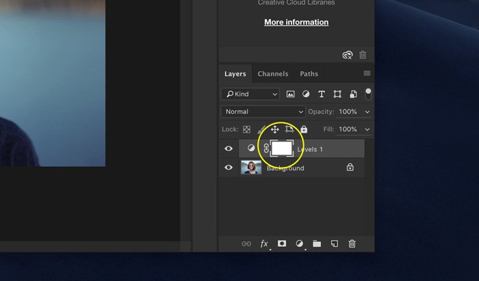 una captura de pantalla que muestra cómo agregar una viñeta en Photoshop