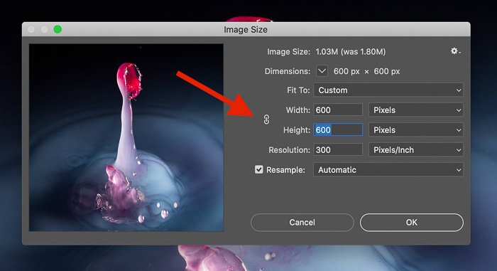 Cómo mantener la relación de aspecto de una imagen al cambiar el tamaño en Photoshop