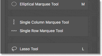 La herramienta Marquesina de una sola columna ahora es la herramienta predeterminada en el grupo.