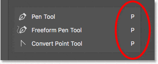 Seleccionar la herramienta para agregar un atajo de teclado.