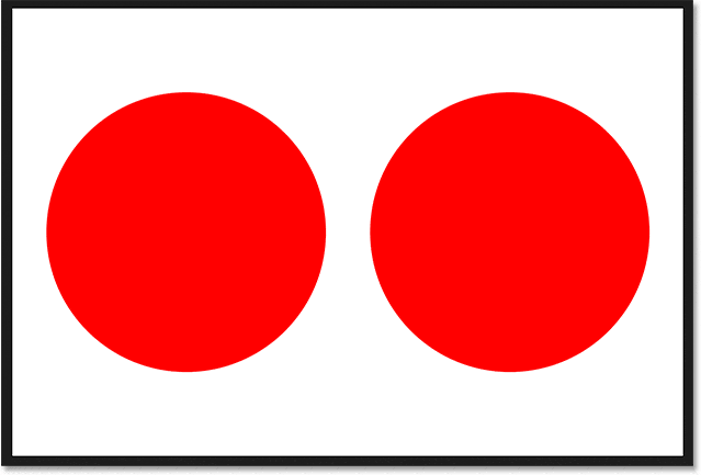 Una forma vectorial a la izquierda y una forma de píxel a la derecha.