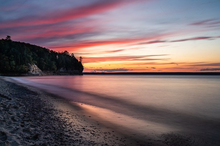 Sunrise Lake Superior Michigan