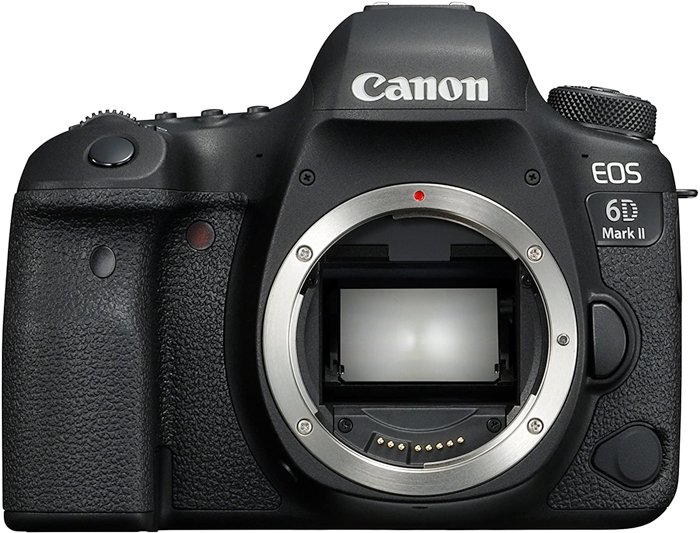 una imagen del cuerpo de una cámara Canon EOS 6D Mark II