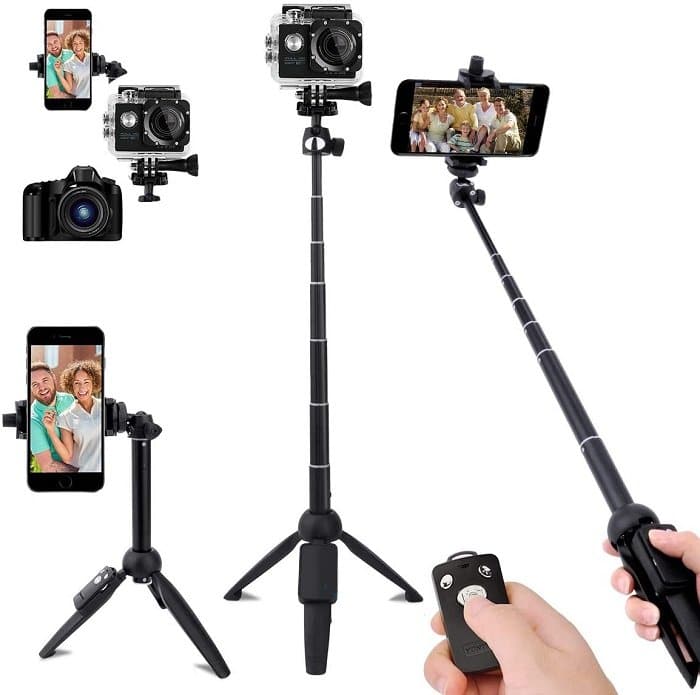 Leypin selfie stick y el mejor trípode para iPhone