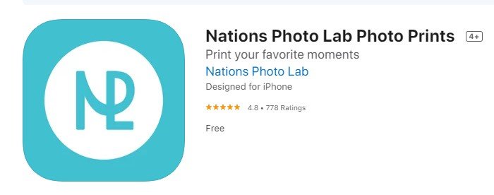 una captura de pantalla de la aplicación de impresión de imágenes gratuita de las naciones 