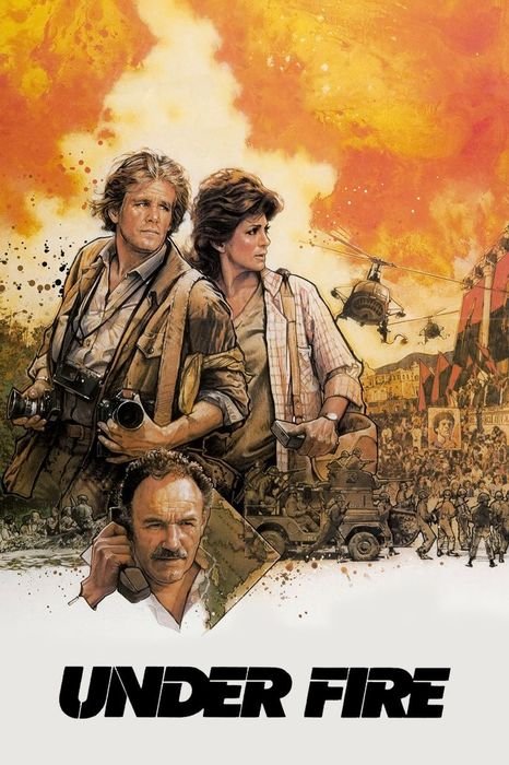 El cartel de la película Under Fire - 1983, mejores películas de fotografía