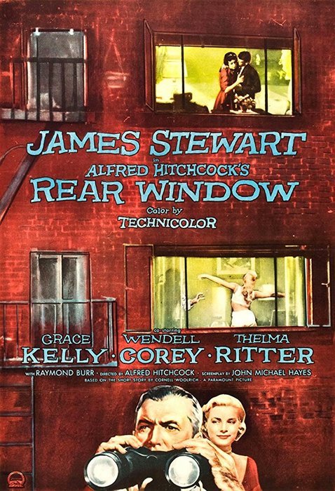El cartel de la ventana trasera - 1954, películas de fotografía
