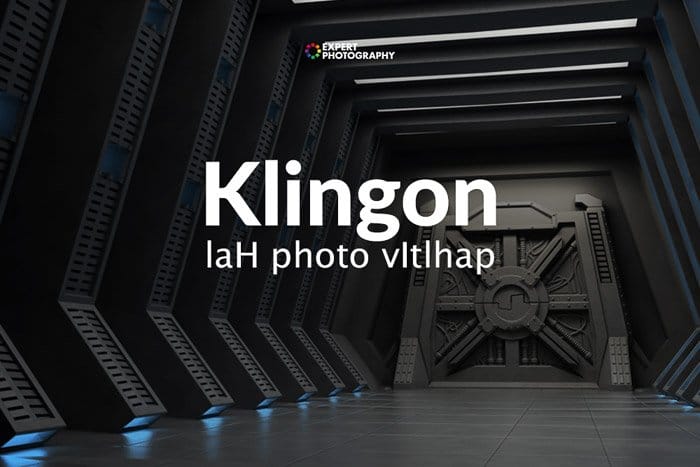 cómo decir ¿puedo tomar una foto en klingon?