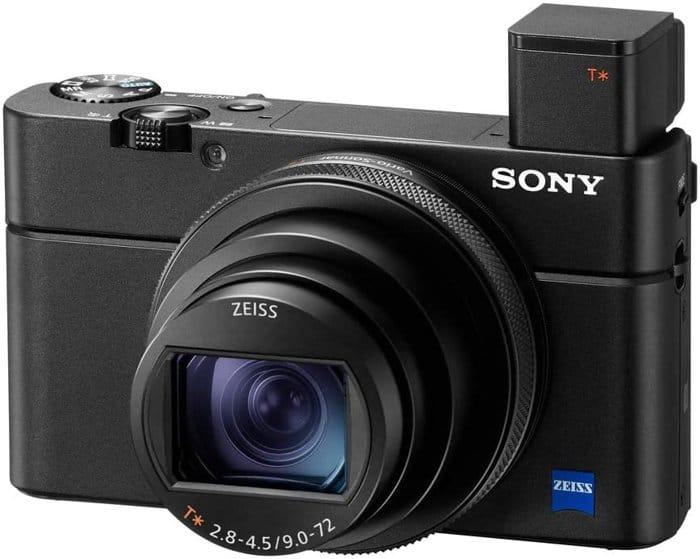 una imagen de una cámara de viaje Sony Cybershot RX100 VII