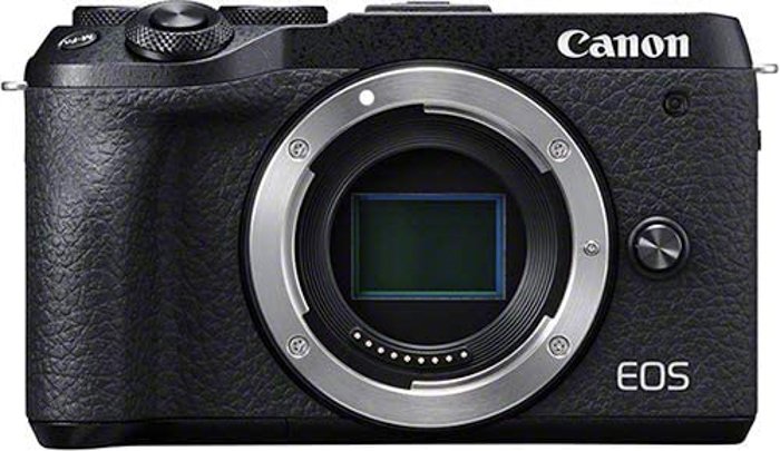 una imagen de una cámara sin espejo Canon EOS M6 Mark II
