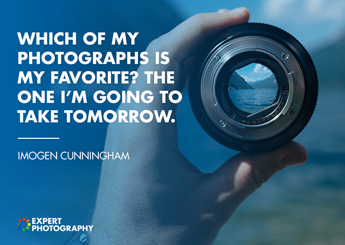 Cita de fotografía de Imogen Cunningham