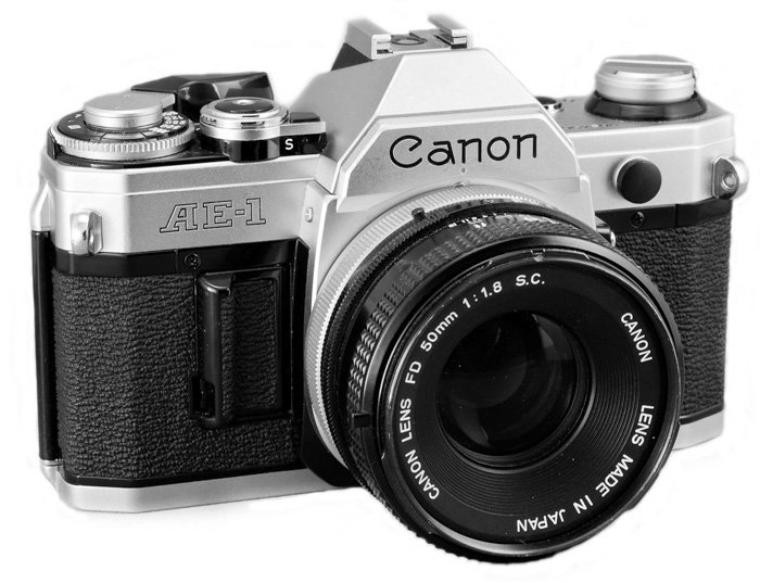 Cámara vintage Canon AE-1