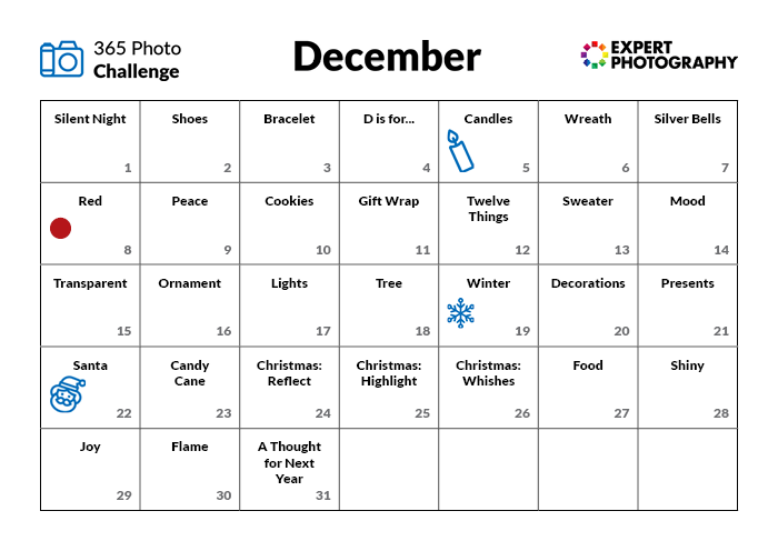 Calendario de diciembre Photo Challenge