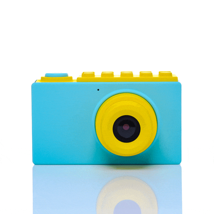 Fotografía de producto 360 de una cámara de juguete