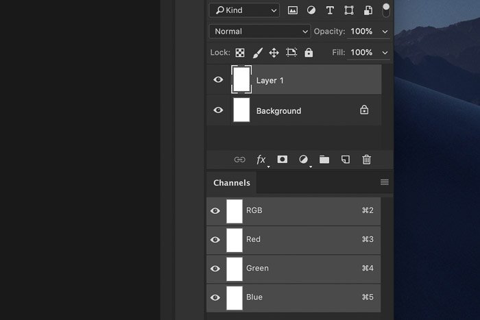 Una captura de pantalla que muestra cómo crear un fondo digital en Photoshop: duplicar un fondo de Photoshop
